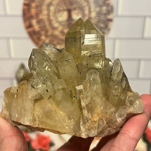 Beautiful Kundalini Citrine Cluster